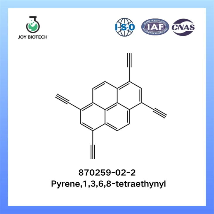 Pyrene,1,3,6,8-tetraethynyl CAS NO 870259-02-2