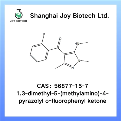1,3-dimethyl-5-(methylamino)-4-pyrazolyl O-fluorophenyl Ketone CAS NO 56877-15-7