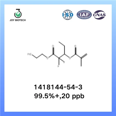 Pentanoic Acid, 2,2-difluoro-3-[(2-methyl-1-oxo-2-propen-1-yl)oxy]-, 3,3,3-trifluoropropyl Ester, Homopolymer CAS NO 1418144-54-3